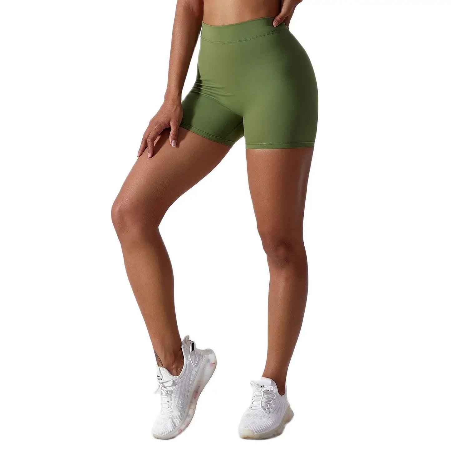 Women's Yoga Shorts High Waist Scrunch Booty Butt Lifting